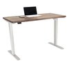 We'Re It Lift it, 60"x30" Electric Sit Stand Desk, Effortless Touch Up/Down, Reclaimed Wood Top, Silver Base VL12BS6030-RW
